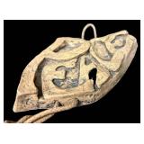 Abbey Press Love & Joy Wall Hanging Ceramic Sculpture 25in Tall Vintage 1970s