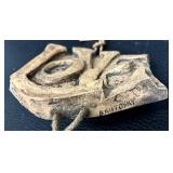 Abbey Press Love & Joy Wall Hanging Ceramic Sculpture 25in Tall Vintage 1970s
