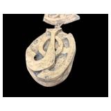 Abbey Press Love & Joy Wall Hanging Ceramic Sculpture 25in Tall Vintage 1970s