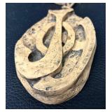 Abbey Press Love & Joy Wall Hanging Ceramic Sculpture 25in Tall Vintage 1970s