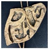 Abbey Press Love & Joy Wall Hanging Ceramic Sculpture 25in Tall Vintage 1970s