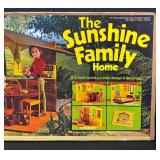 Vintage Mattel The Sunshine Family Home - 4-Room Dollhouse Kit