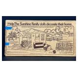 Vintage Mattel The Sunshine Family Home - 4-Room Dollhouse Kit