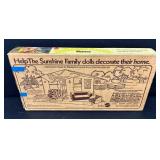 Vintage Mattel The Sunshine Family Home - 4-Room Dollhouse Kit