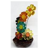 New Designs Inc. Original Design Glass Flower Sculpture