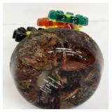 New Designs Inc. Original Design Glass Flower Sculpture