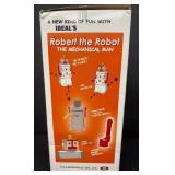 Ideal Robert the Robot Remote Control Toy with Box, Manuals, and Certificate