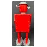 Atomic Robot Man Tin Wind-Up Toy with Box and Key