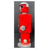 Atomic Robot Man Tin Wind-Up Toy with Box and Key