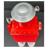 Atomic Robot Man Tin Wind-Up Toy with Box and Key