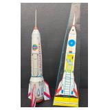 Vintage Holdraketa Tin Rocket Toy with Original Box