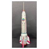 Vintage Holdraketa Tin Rocket Toy with Original Box