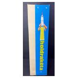 Vintage Holdraketa Tin Rocket Toy with Original Box