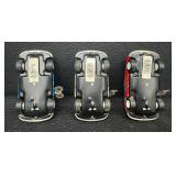 Set of 5 Vintage Tin Wind-Up Toys Robots and Space Missile Cars