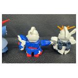 Lot of 5 Gundam Figures with Accessories 3.5-4 Inch