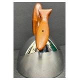 Alessi INOX 18/10 Stainless Steel with Wood Handles - Made in Italy