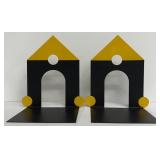 Pair of Post Modern House Bookends
