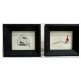 Redshoes 26 Design Walker Art Center Mini Art - Pair of 4x3.5in Framed Prints