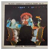 Black Sabbath Official Programme World Tour 1976-77