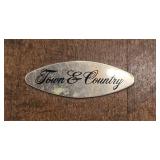 Vintage Town & Country Steak Knife Set with Wood Display Cases (10-Pc)