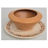 Vintage Metlox Poppytrail Gravy Boat Sauce Bowl with Attached Saucer