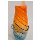 HQT Murano-Inspired Hand Blown Glass Fish Sculpture