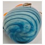 HQT Murano-Inspired Hand Blown Glass Fish Sculpture