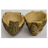 Vintage Carved West African Wooden Container or Trinket Box