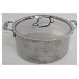 All-Clad Stainless Stock Pot 11 in Diameter with Lid - 5.25 in Deep