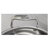 All-Clad Stainless Stock Pot 11 in Diameter with Lid - 5.25 in Deep
