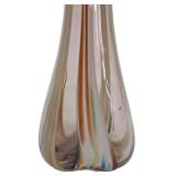 Vintage Mid Century Norcrest Swung Stretched Art Glass Vase