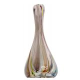 Vintage Mid Century Norcrest Swung Stretched Art Glass Vase