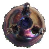 Vintage Fenton Iridescent Carnival Glass Berry and Holly Pattern