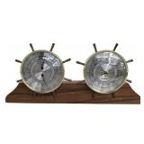 Jason Empire Weather Station Pair - Barometer, Thermometer, Hygrometer