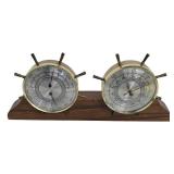 Jason Empire Weather Station Pair - Barometer, Thermometer, Hygrometer