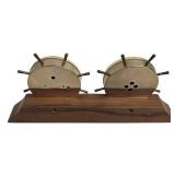 Jason Empire Weather Station Pair - Barometer, Thermometer, Hygrometer
