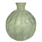 Vintage Vidrios San Miguel Recycled Green Glass featuring a Textured Spaghetti Design