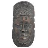 Hand Crafted Wooden African Figure with Mask