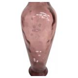 Vintage Mid Century Amethyst Genie Bottle Decanter, Made in Spain