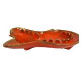 Vintage California Pottery Fish Shaped Trinket Dish.