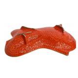 Vintage California Pottery Fish Shaped Trinket Dish.