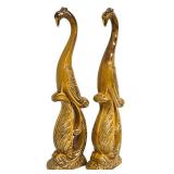 Vintage Pair of Long Necked Swans
