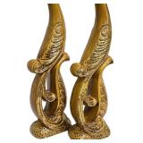 Vintage Pair of Long Necked Swans