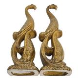 Vintage Pair of Long Necked Swans