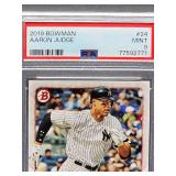 2018 Bowman Aaron Judge Baseball Card #24 PSA 9
