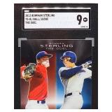 2013 Bowman Sterling Aaron Judge Baseball Card #TD-BJ SGC 9