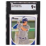 2013 Bowman Draft Aaron Judge Rookie Baseball Card #BDPP19 SGC 9
