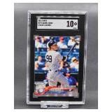 2018 Topps Aaron Judge league Leaders Baseball Card #193 SGC 10