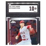2021 Topps Chrome Shohei Ohtani Baseball Card #159 SGC 10