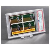 2011 Topps Heritage Derek Jeter Chrome Refractor Baseball Card #C105 PSA 8
